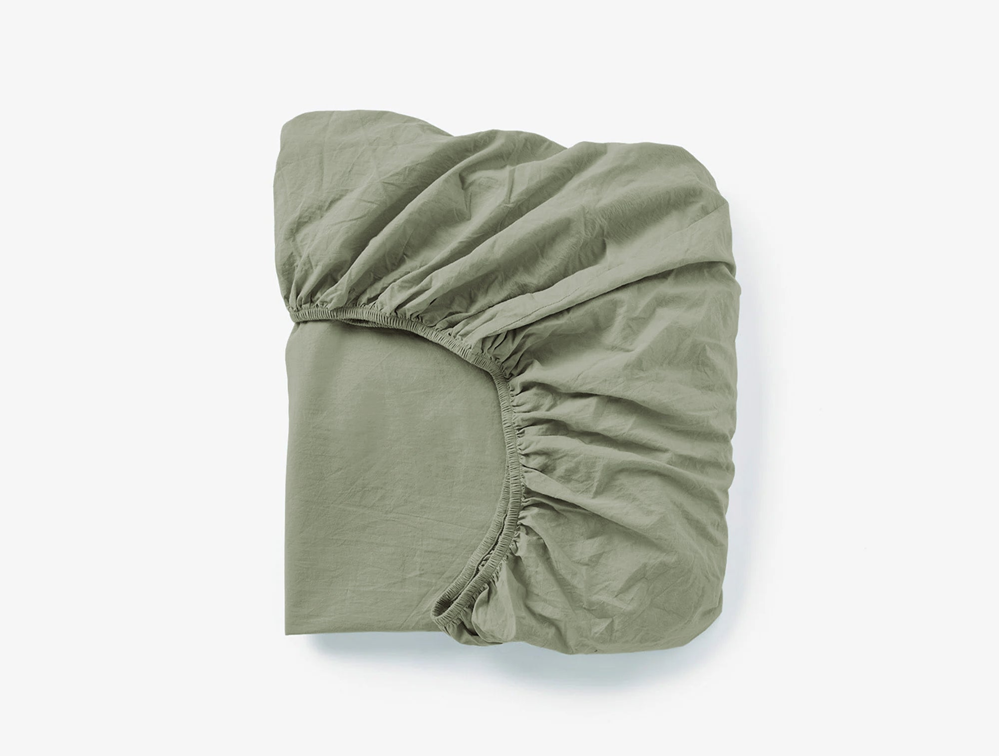 Organic Crinkled Percale™ Fitted Sheet