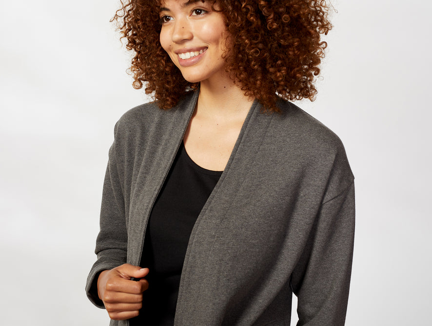 Women's Dillon Organic French Terry Cardigan