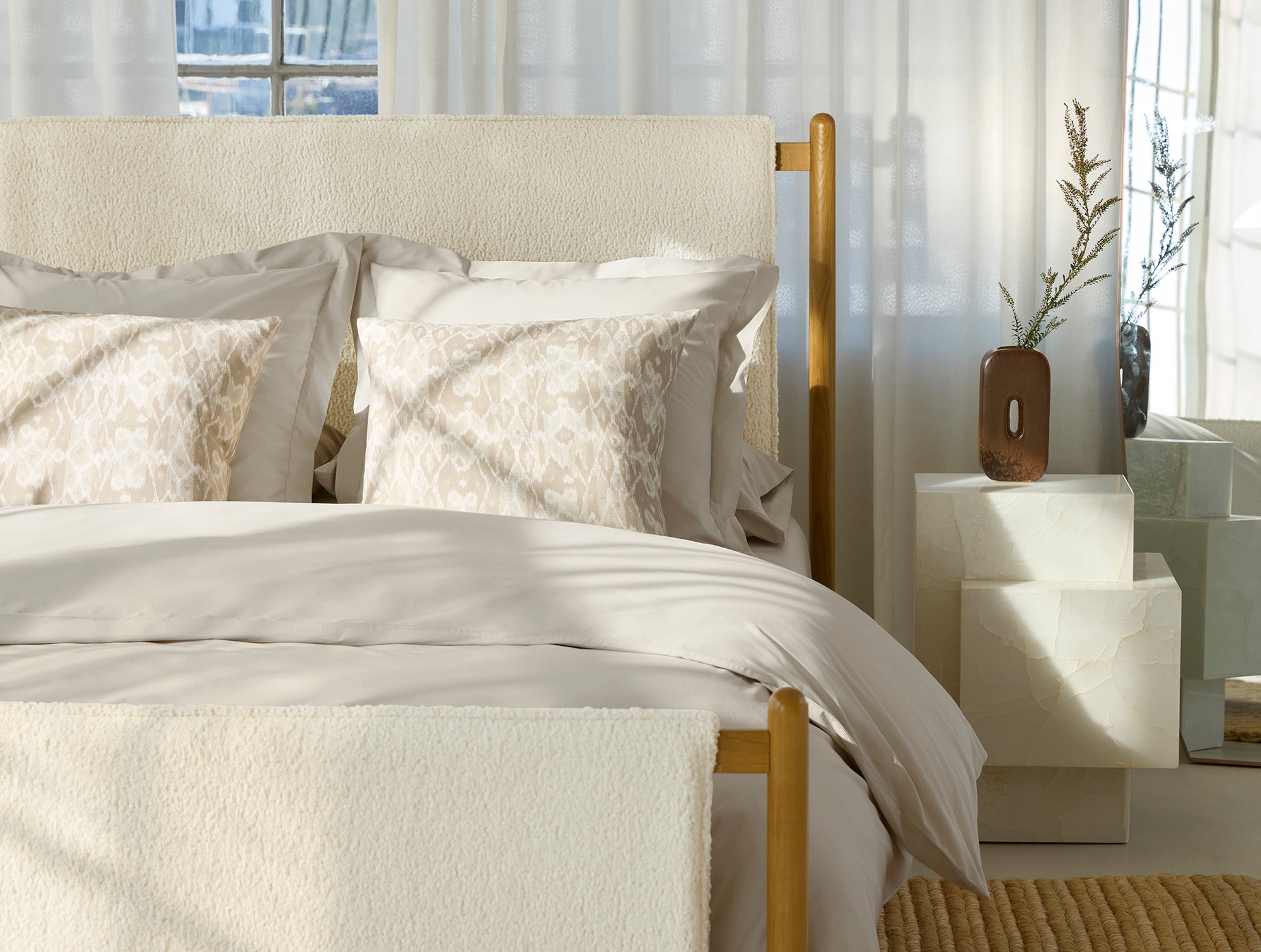 Refined Organic Percale Duvet Cover