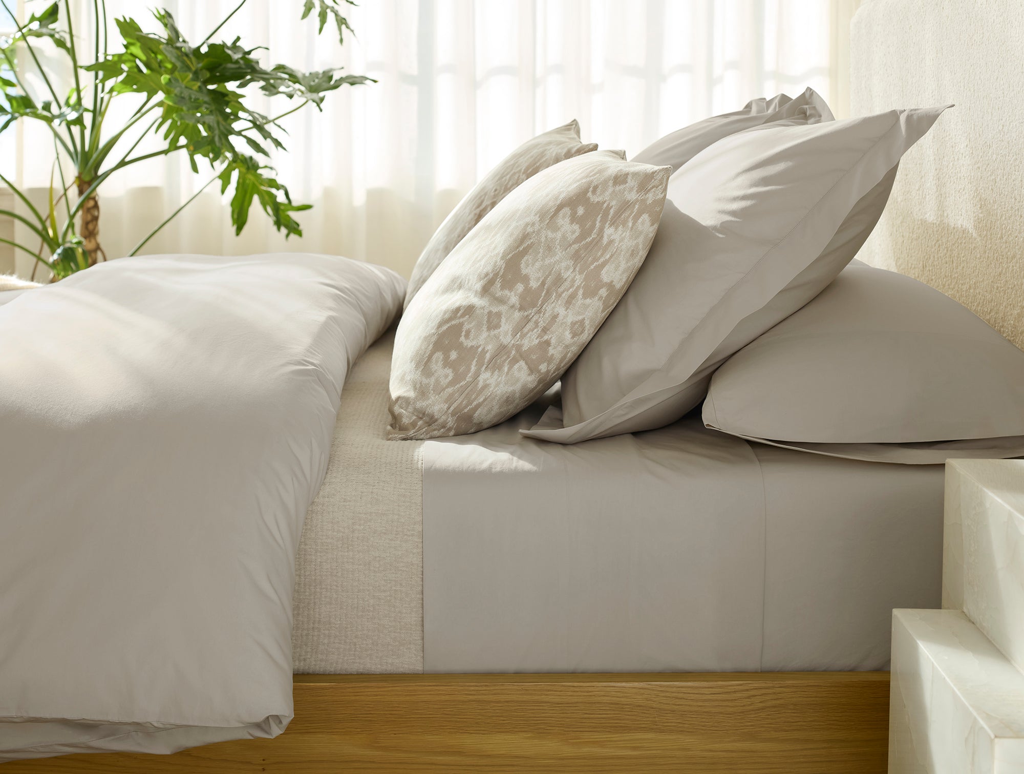 Refined Organic Percale Duvet Cover