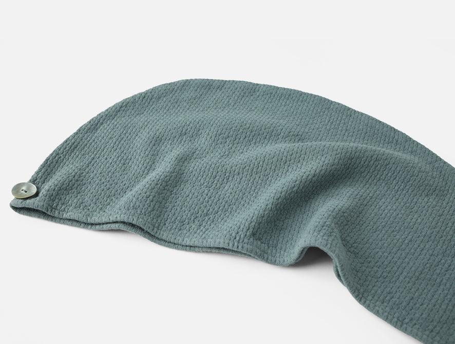 Adriatic Organic Hair Wrap | River