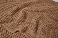 Avalon Organic Knit Throw + Decorative Pillow Cover Set