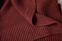 Avalon Organic Knit Throw 