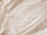 Cambria Embroidered Organic Linen Swatch