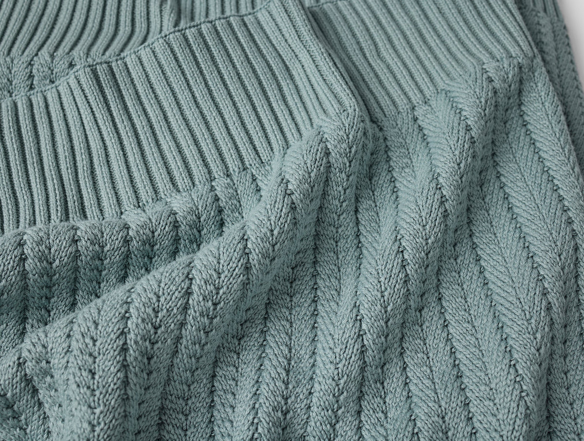 Casa Loma Organic Knit Throw - Renewed