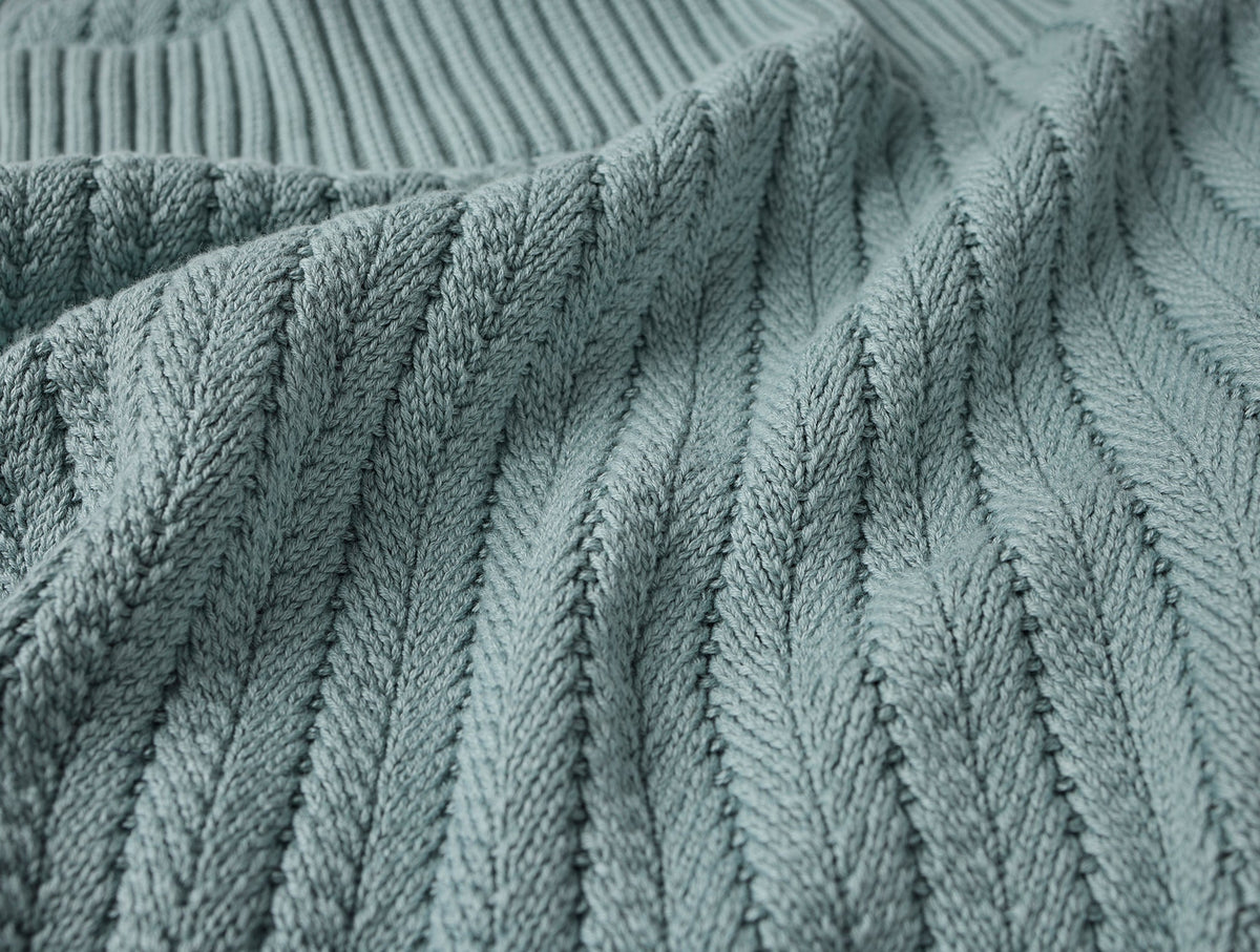 Casa Loma Organic Knit Throw - Renewed