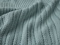 Casa Loma Organic Knit Throw 