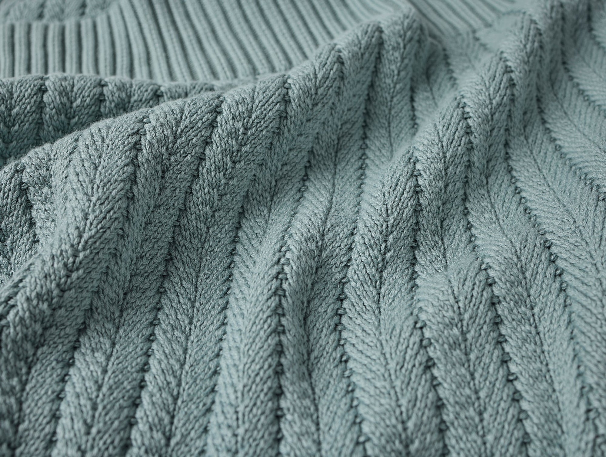 Casa Loma Organic Knit Throw 