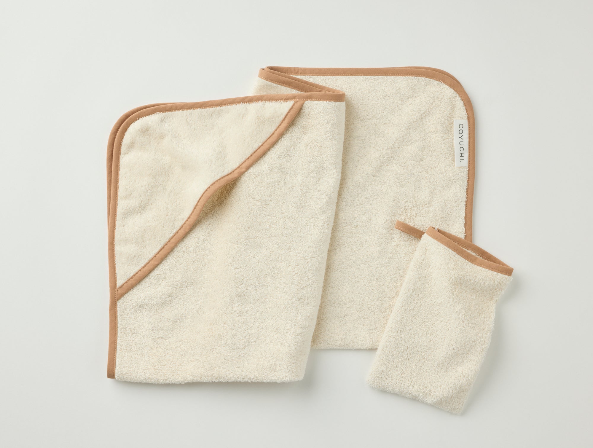 Cloud Loom Organic Baby Hooded Towel Set 