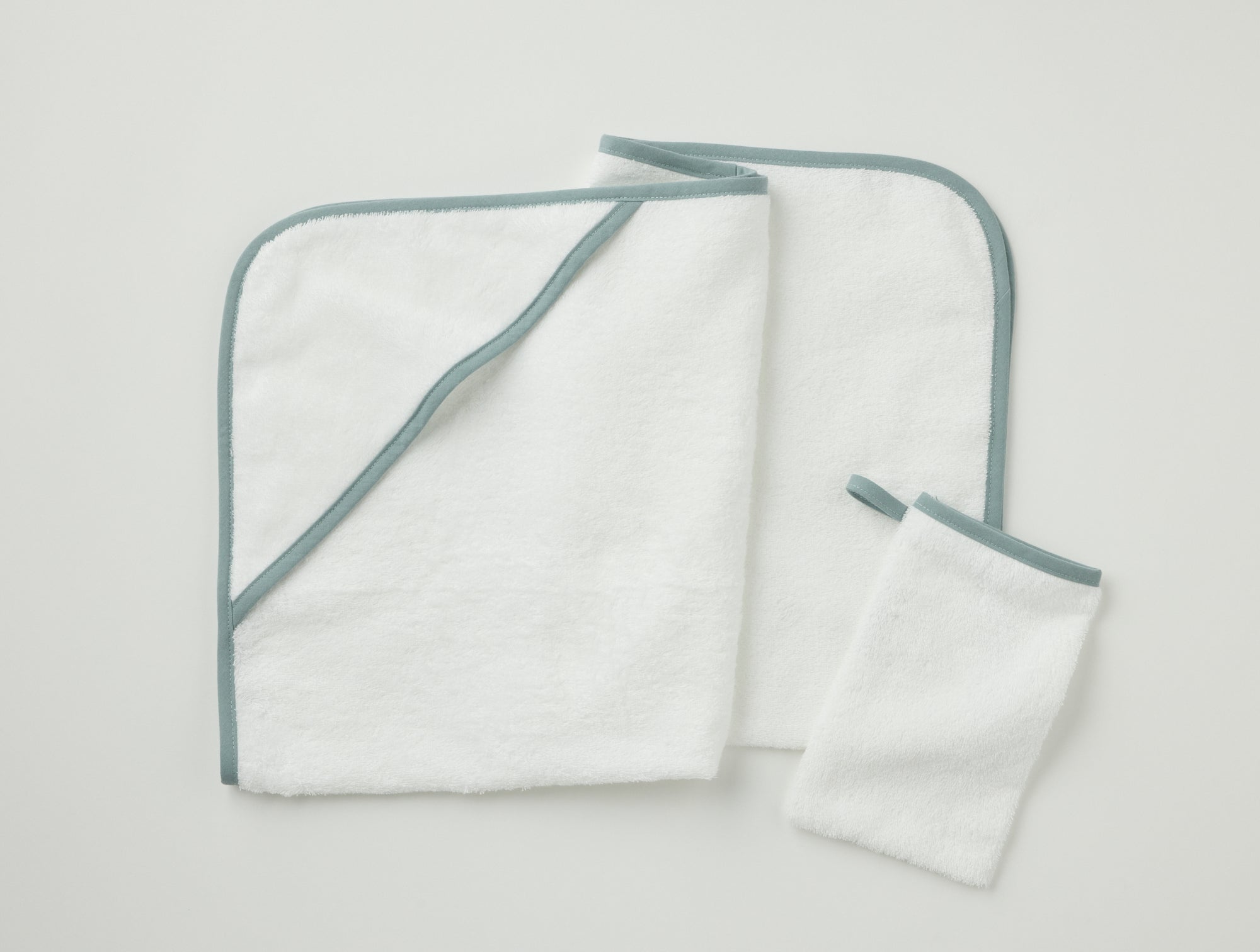 Cloud Loom Organic Baby Hooded Towel Set 