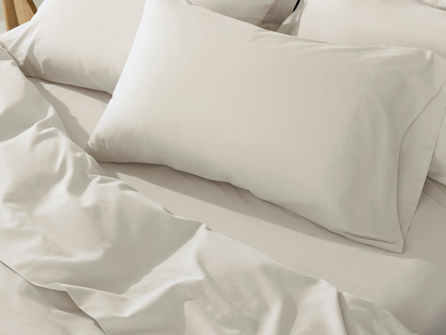 Cloud Soft Organic Sateen Sheet Set | Stone