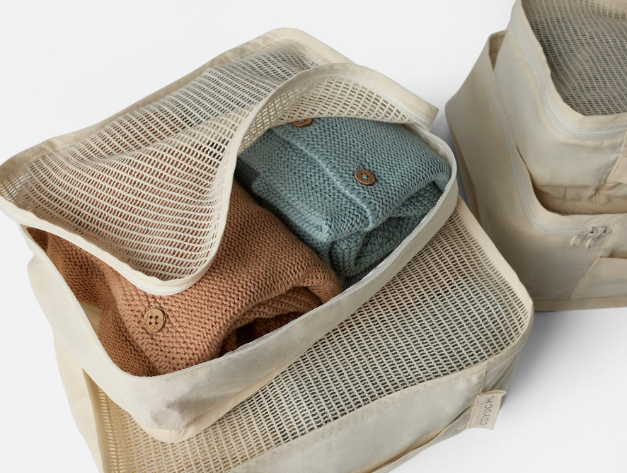 Organic Packing Cube Set | Undyed