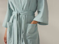 Women's Isla Organic Cotton Robe 