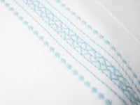 Landscape Embroidered Organic Pillowcases - Coyuchi 