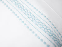 Landscape Embroidered Organic Pillowcases - Coyuchi 