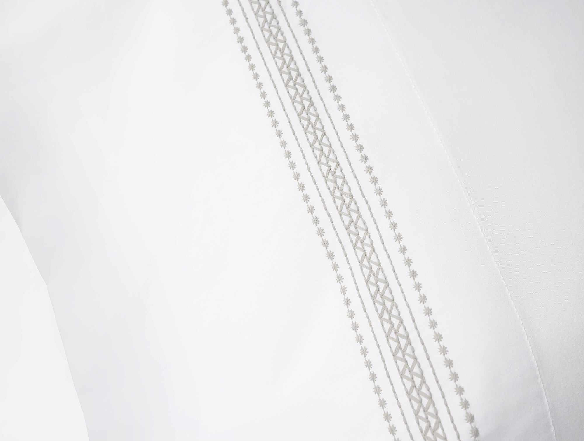 Landscape Embroidered Organic Pillowcases - Coyuchi 