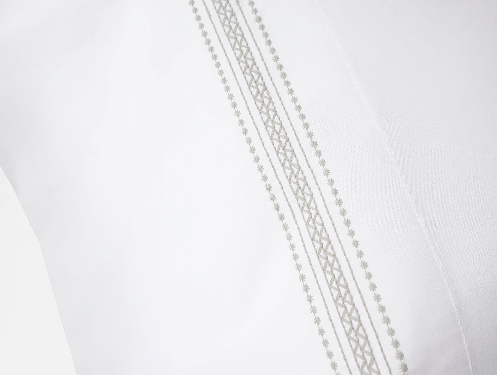 Landscape Embroidered Organic Pillowcases - Coyuchi 