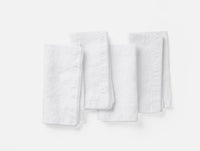 Olivos Embroidered Organic Linen Napkins 