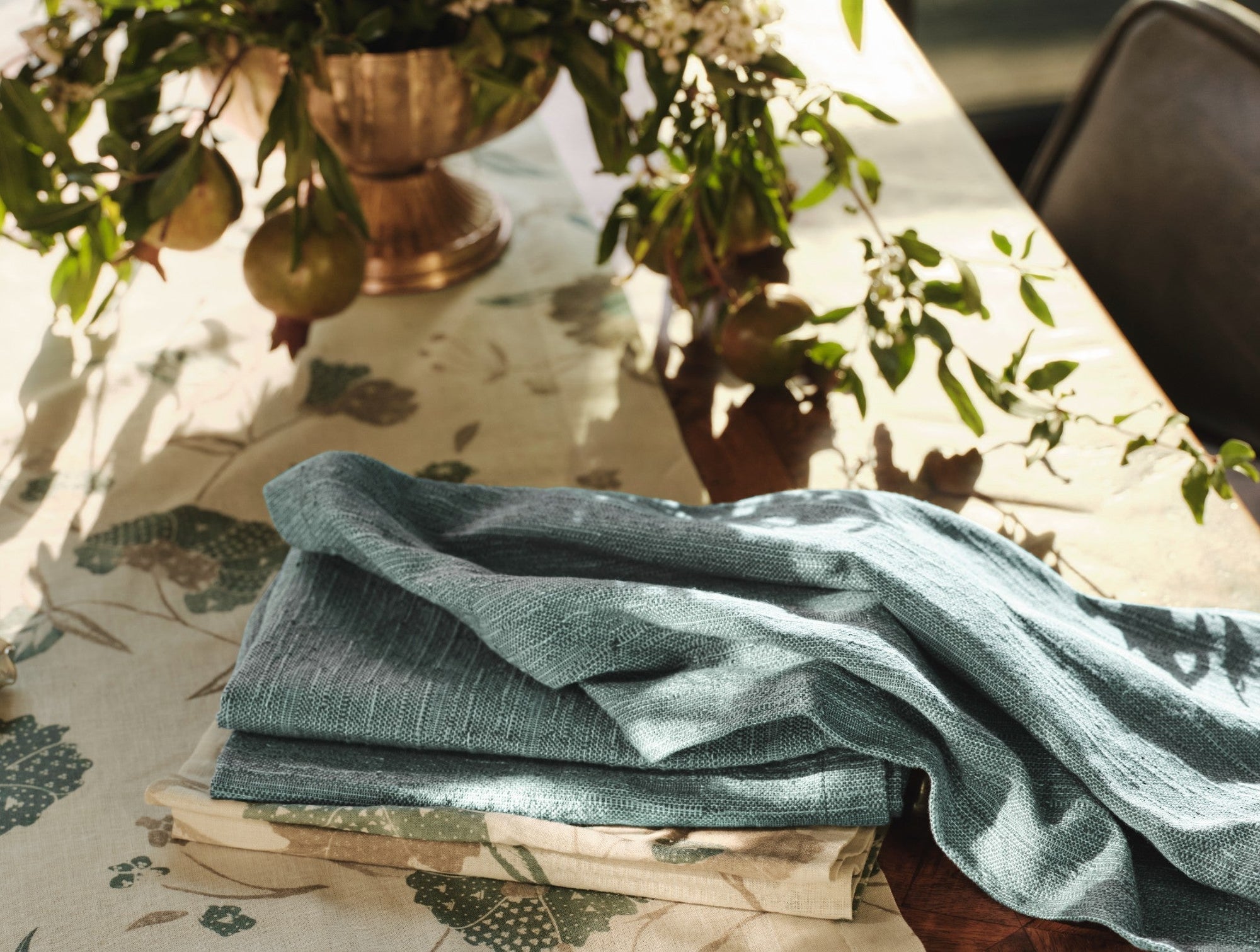 Toro Canyon Organic Tablecloth + Napkin Set