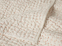 Pebbled Handstitched Organic Toddler Quilt 