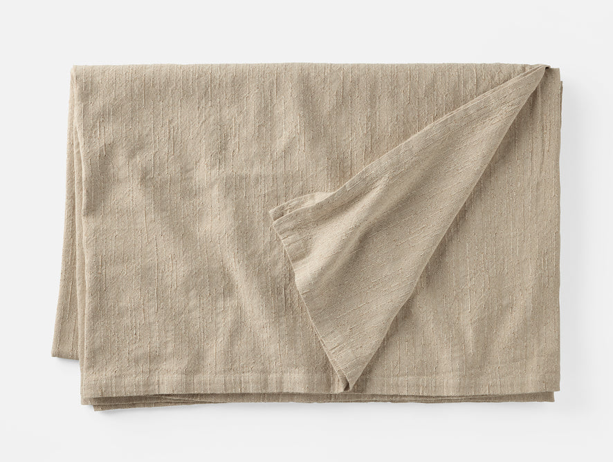 Toro Canyon Organic Tablecloth - Coyuchi | Nutmeg