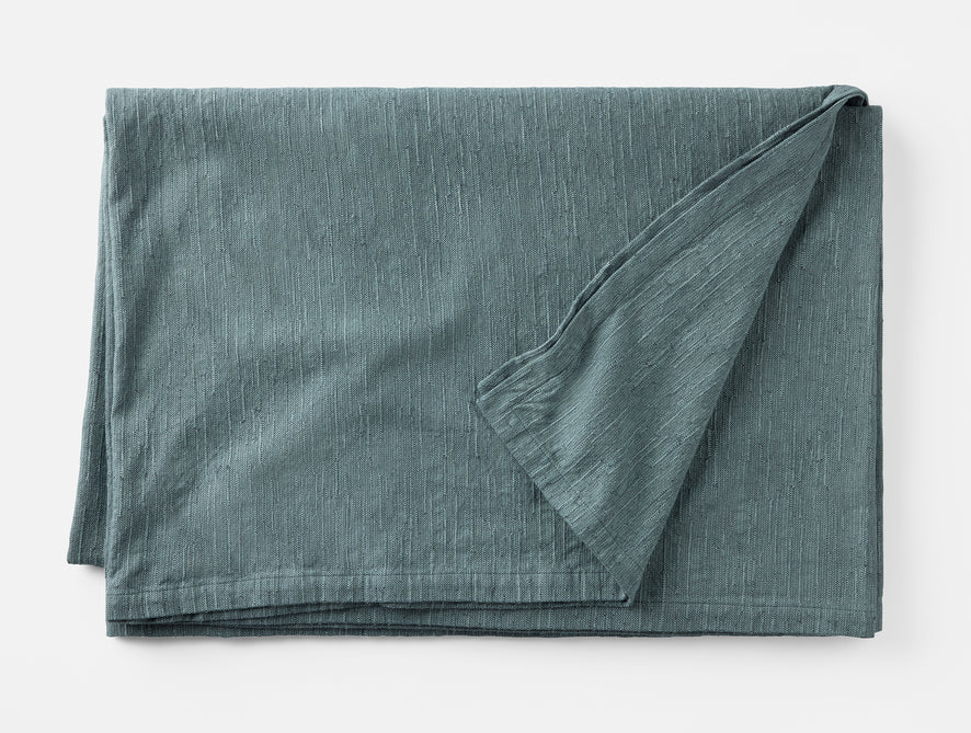 Toro Canyon Organic Tablecloth - Coyuchi | Marine