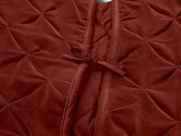 Velvet Tufted Organic Tree Skirt 