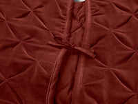 Velvet Tufted Organic Tree Skirt 
