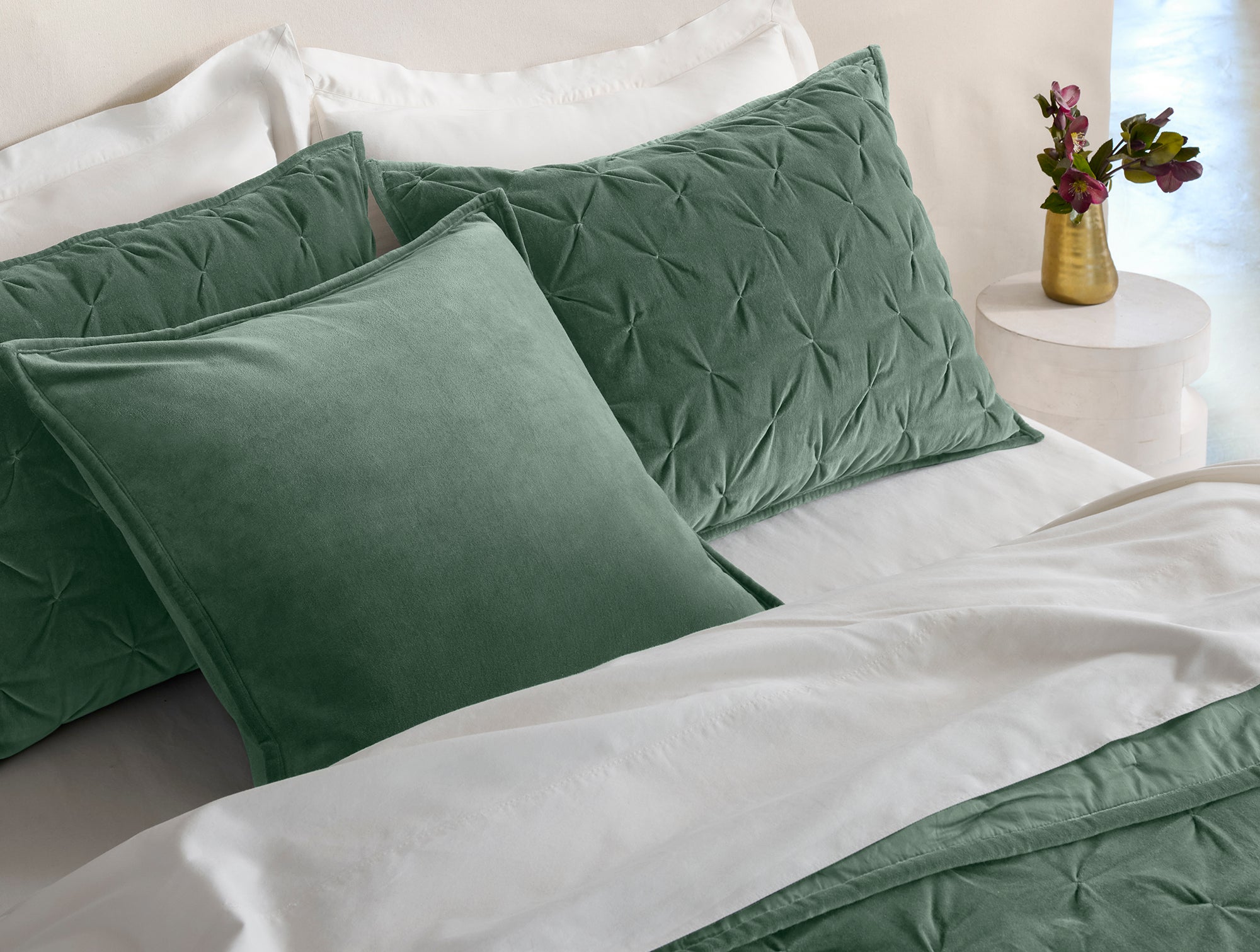Velvet Organic Decorative Pillow Cover 