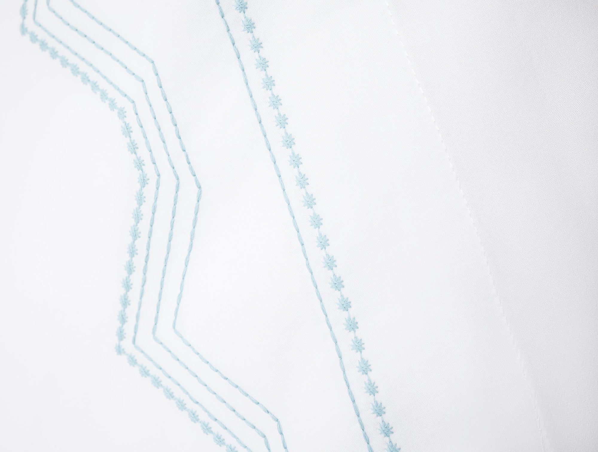 Vista Embroidered Organic Pillowcases - Coyuchi 