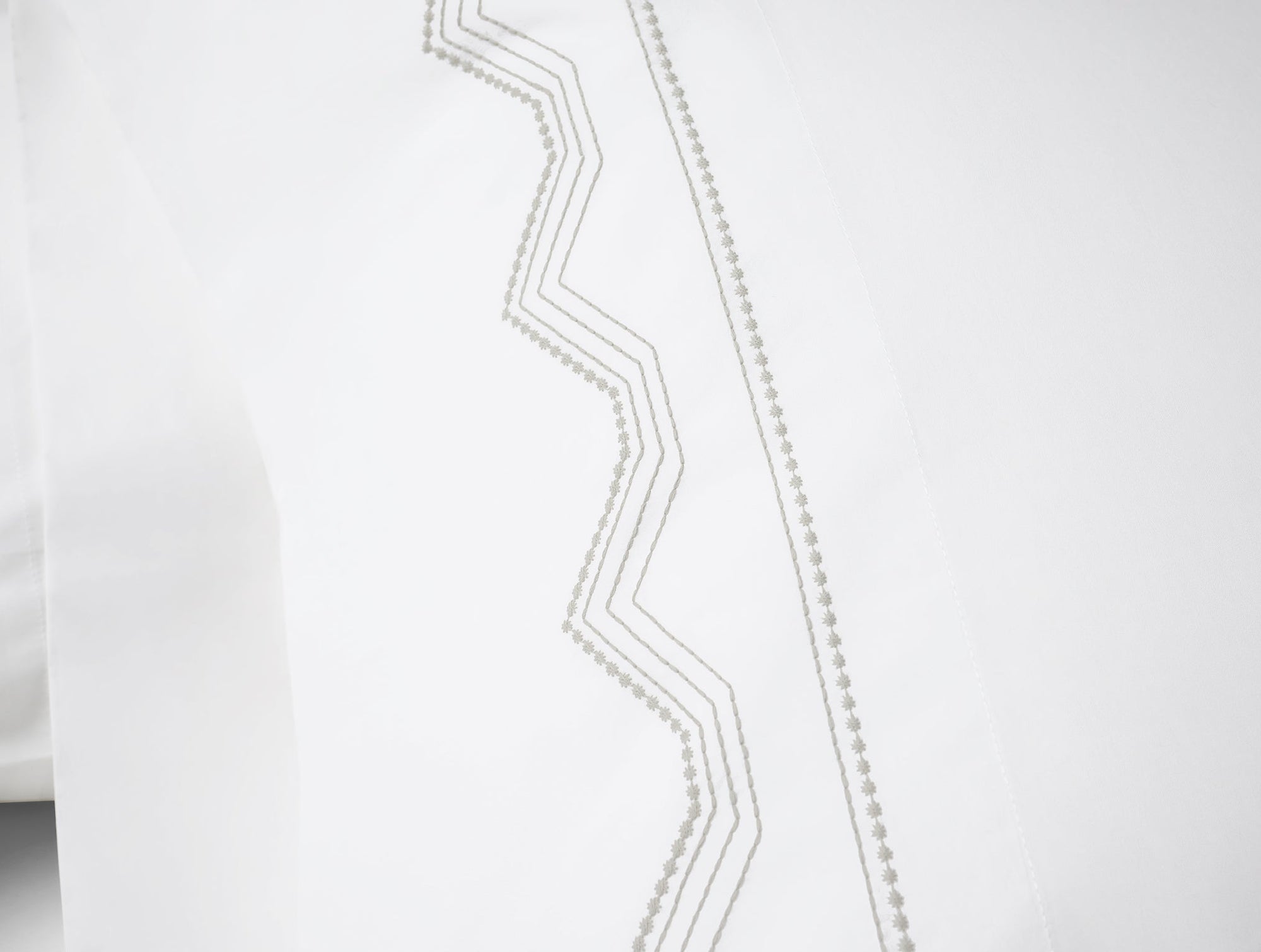 Vista Embroidered Organic Pillowcases - Coyuchi 