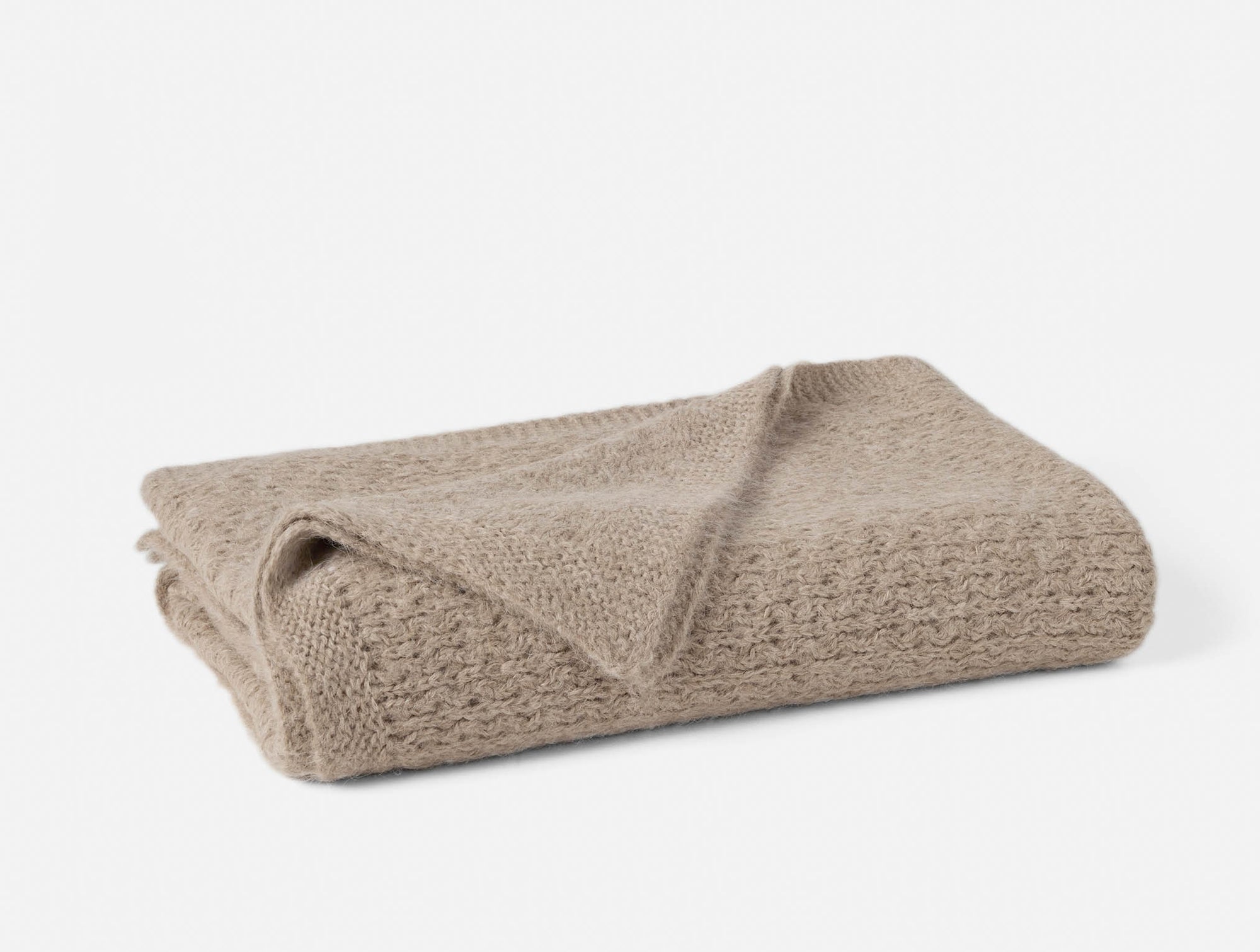 Alpamayo Suri Alpaca Knit Throw