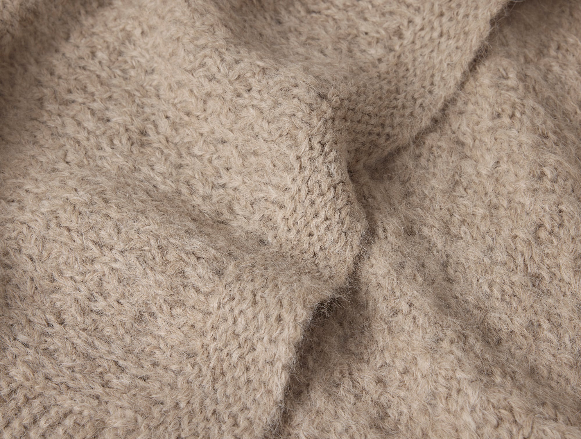 Alpamayo Suri Alpaca Knit Throw
