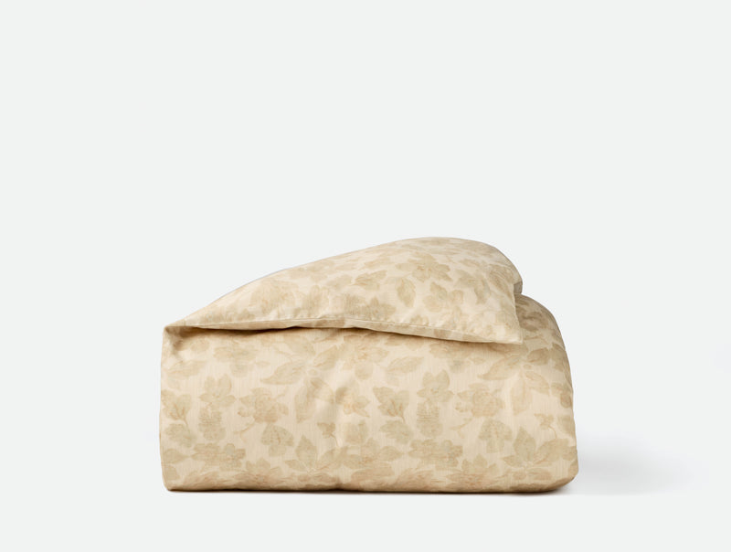 Camellia Organic Print Duvet Cover