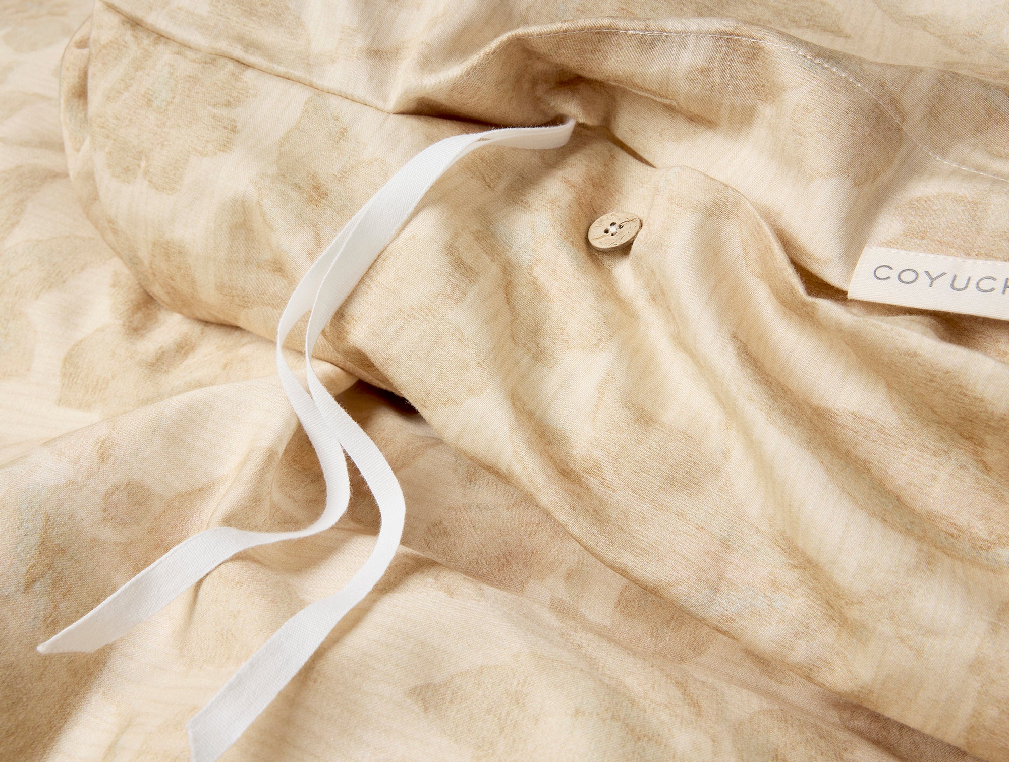 Camellia Organic Print Duvet Cover