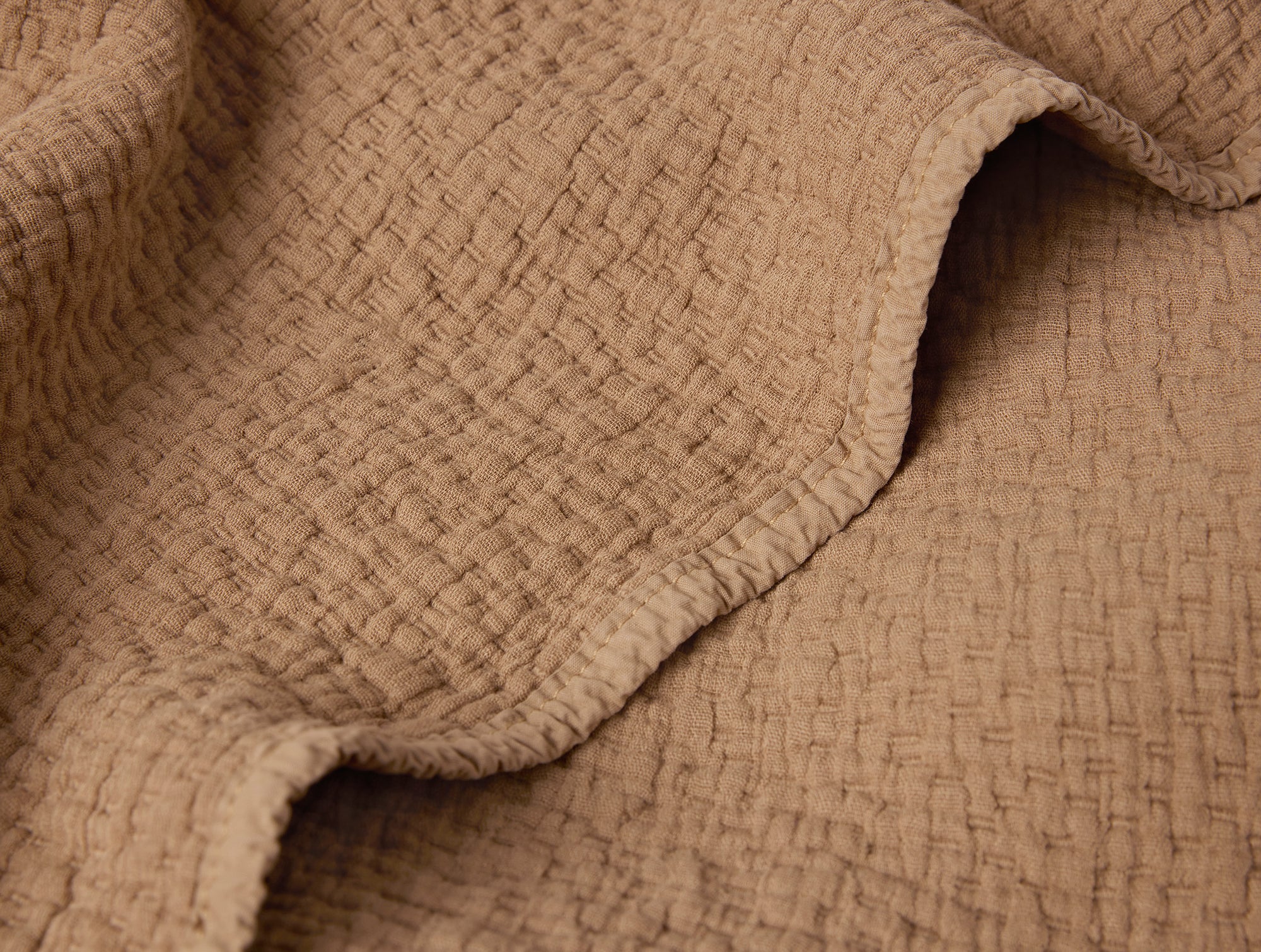 Cascade Organic Matelasse Blanket