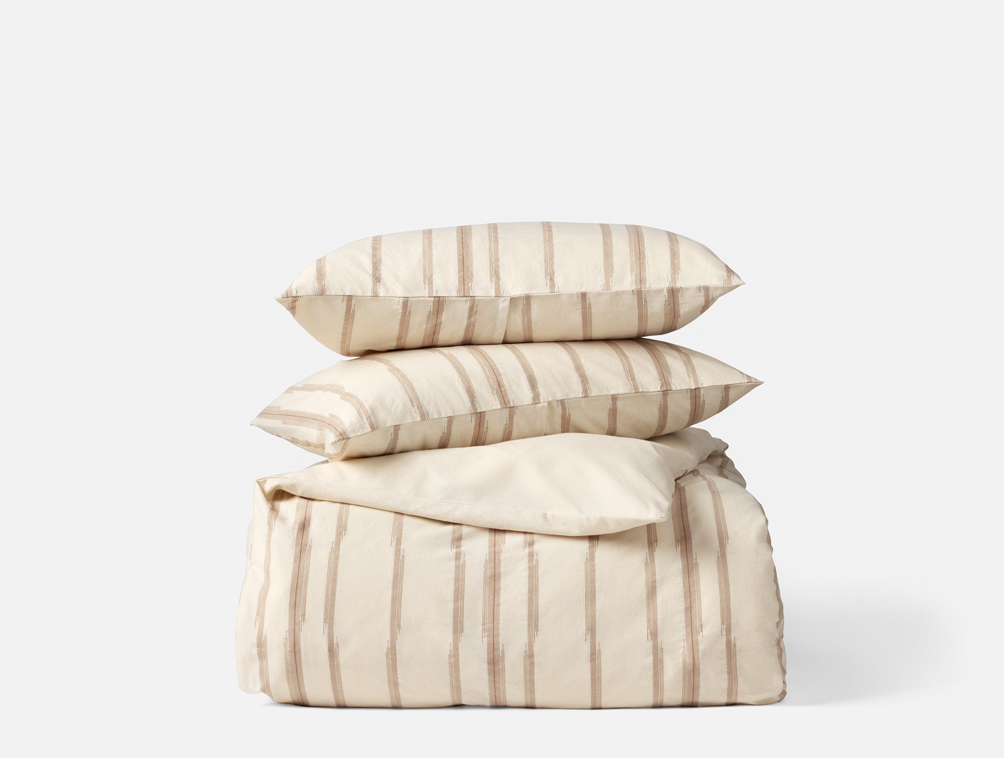 Cazadero Stripe Organic Duvet Set