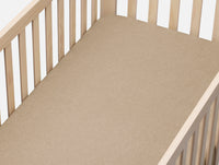 Cloud Brushed™ Organic Flannel Crib Sheet
