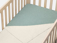 Cloud Brushed™ Organic Flannel Crib Sheet