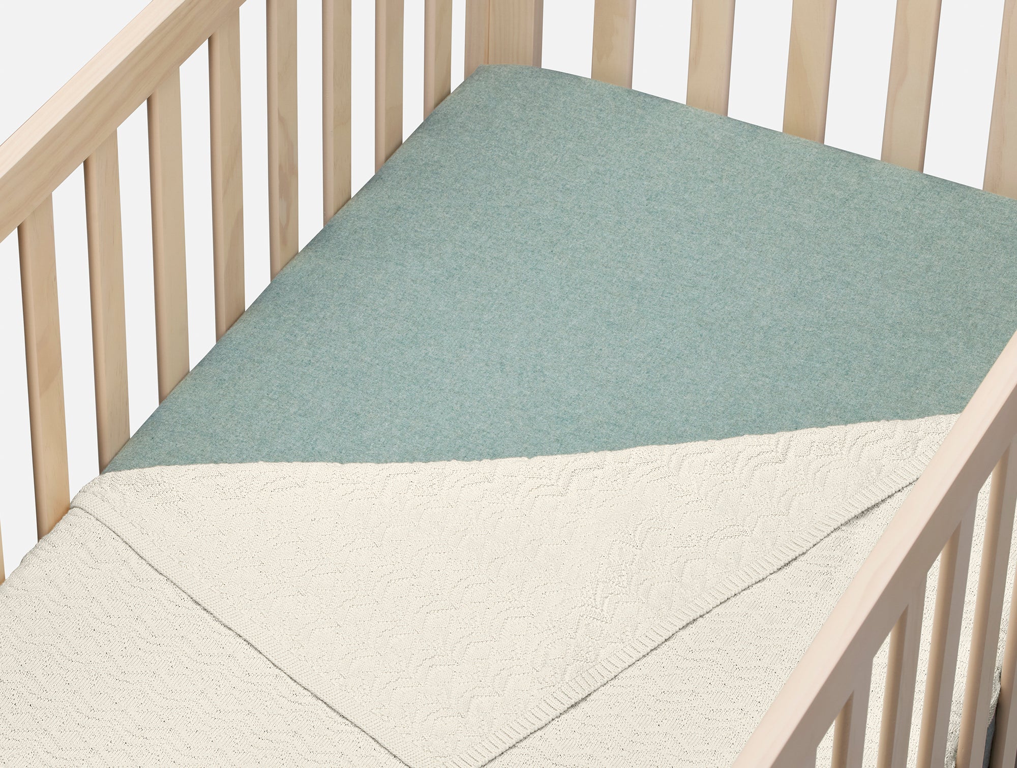 Cloud Brushed™ Organic Flannel Crib Sheet