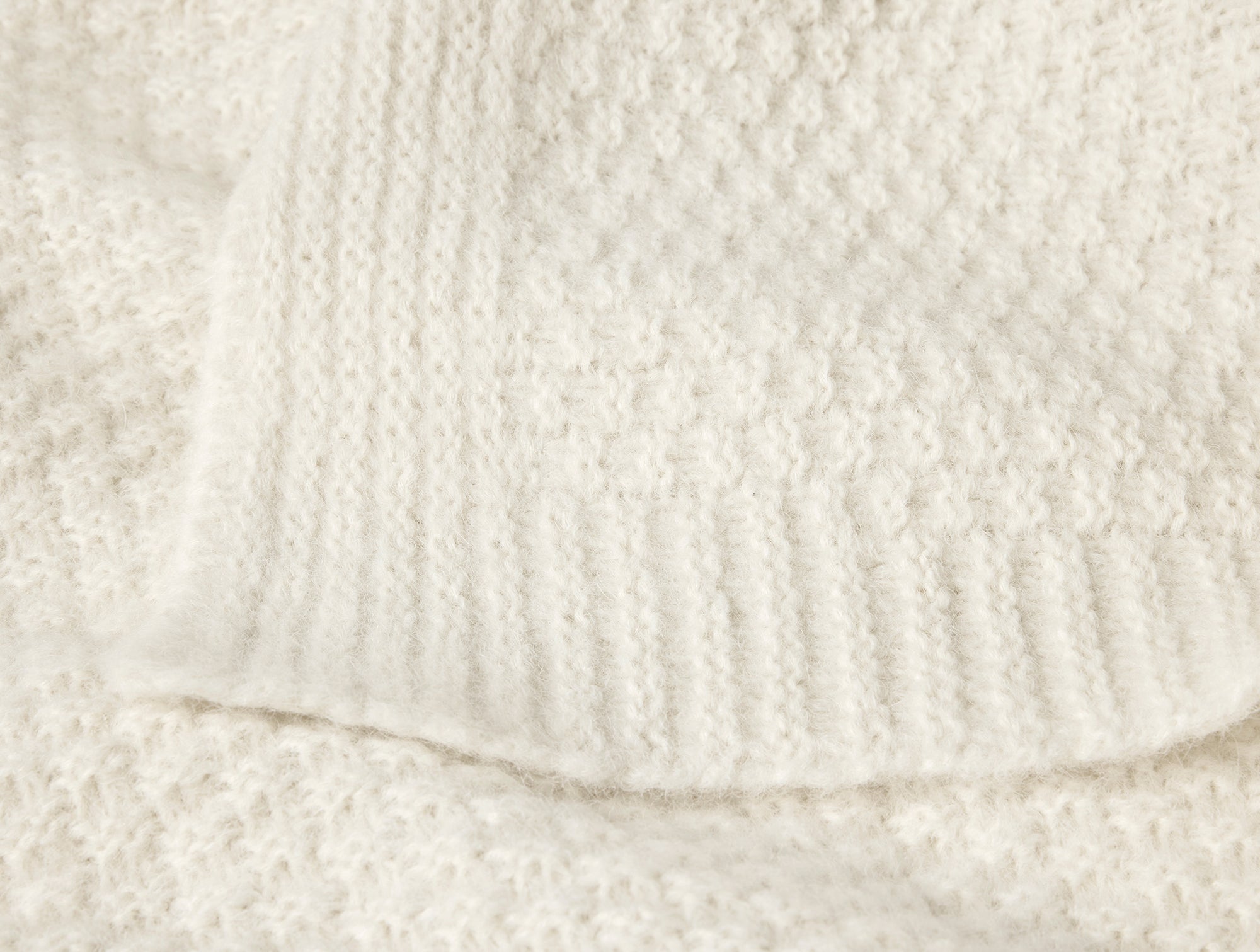 Cordillera Alpaca Cotton Knit Throw