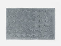 Diamond Shag Organic Bath Rug