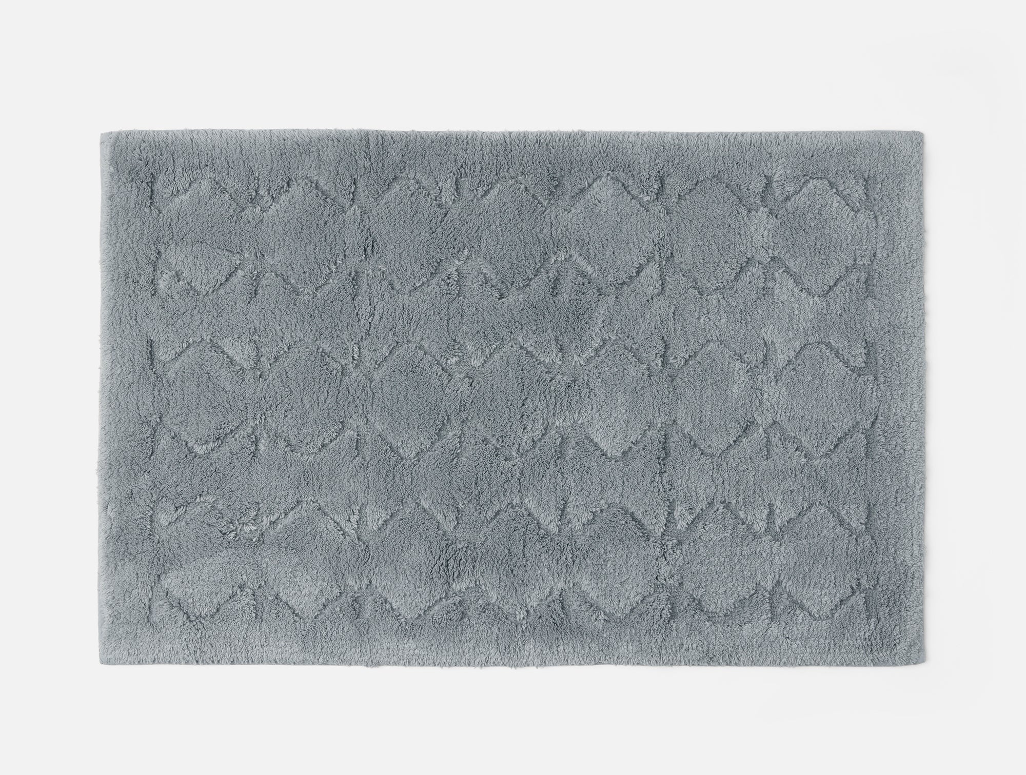 Diamond Shag Organic Bath Rug