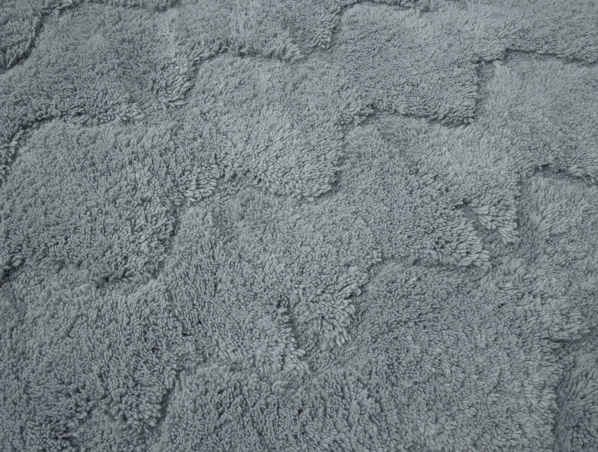 Diamond Shag Organic Bath Rug