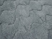 Diamond Shag Organic Bath Runner