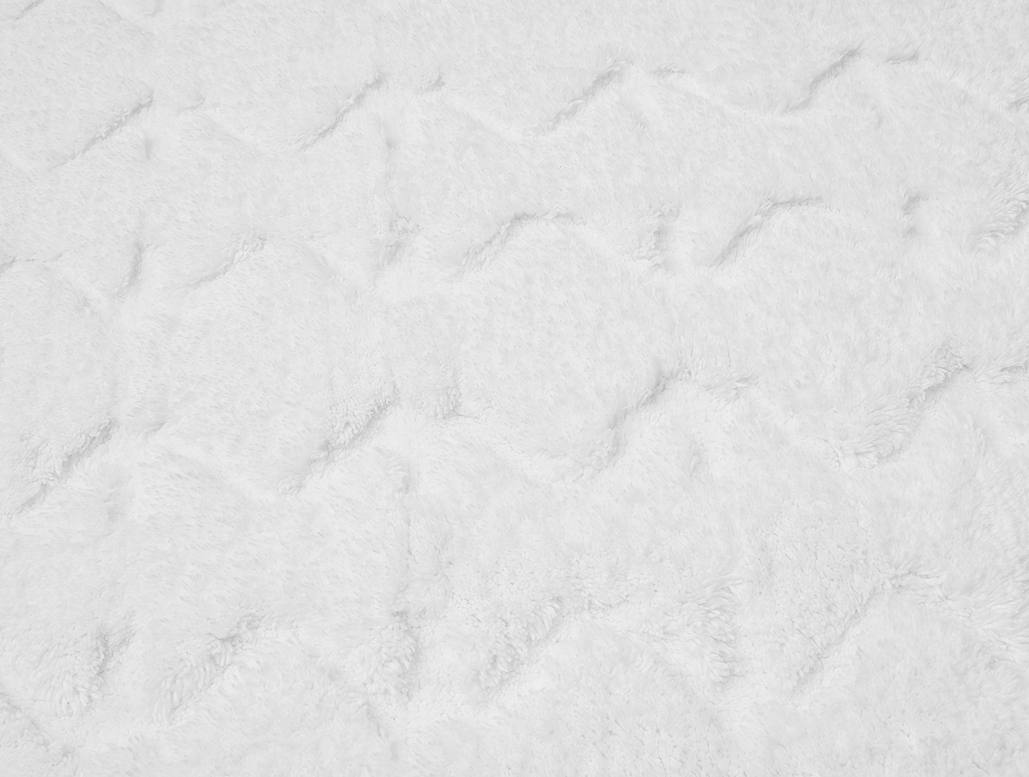 Diamond Shag Organic Bath Rug