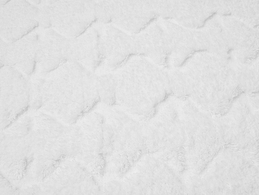 Diamond Shag Organic Bath Rug