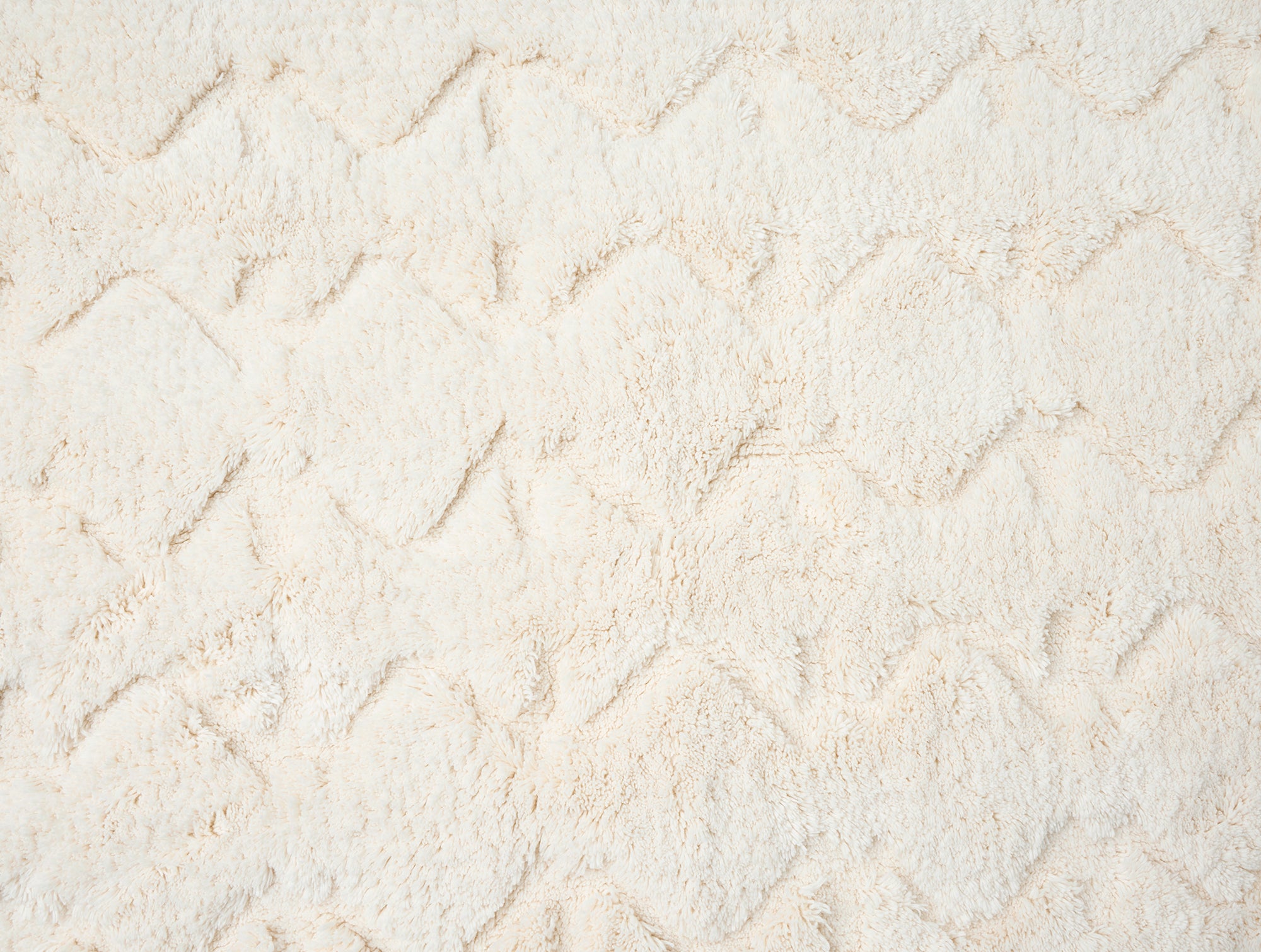 Diamond Shag Organic Bath Rug