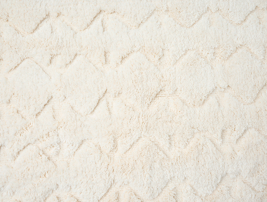 Diamond Shag Organic Bath Rug