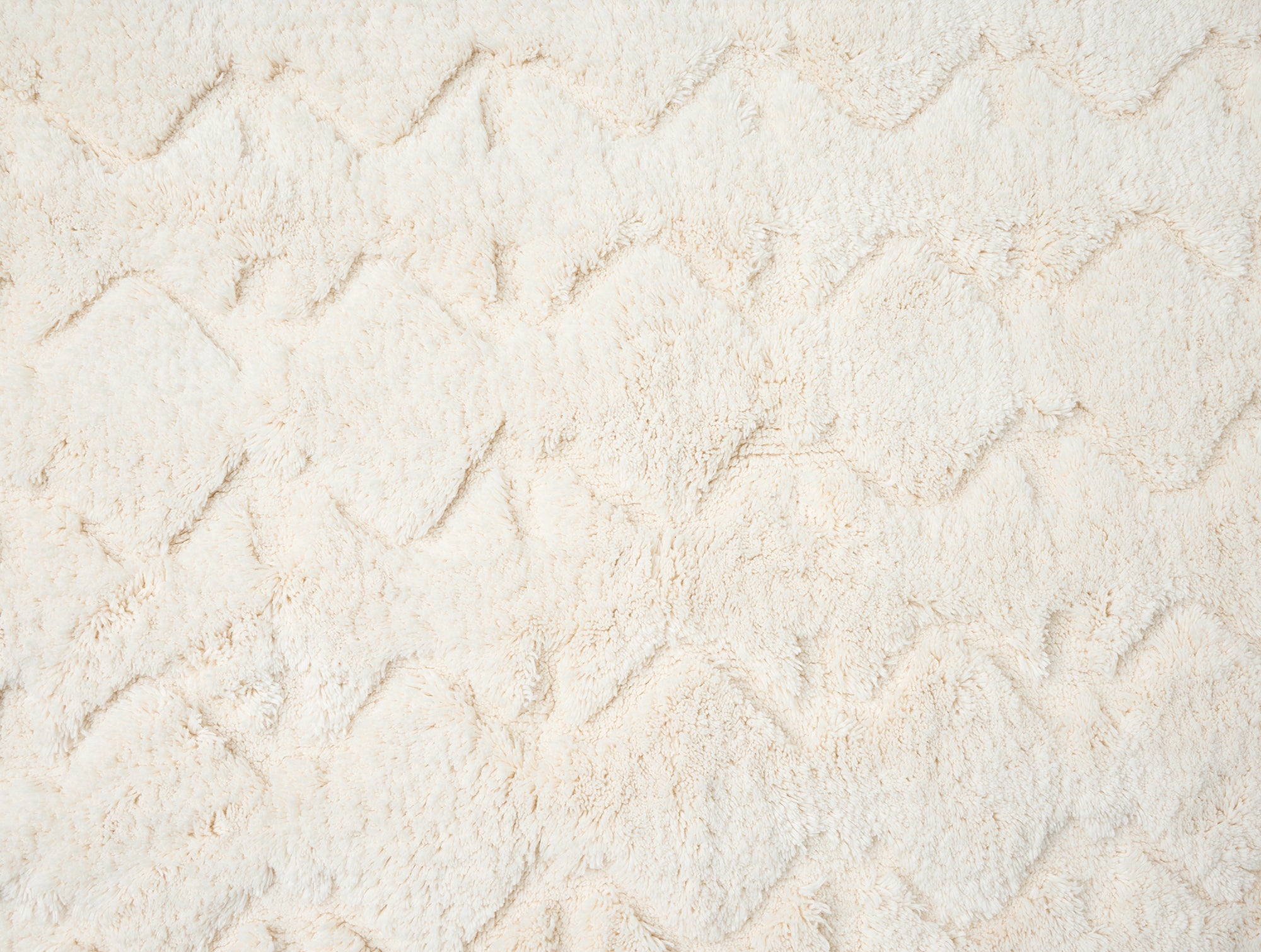 Diamond Shag Organic Bath Runner